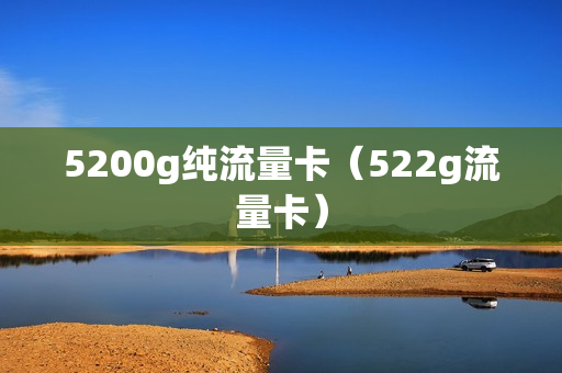 5200g纯流量卡（522g流量卡）