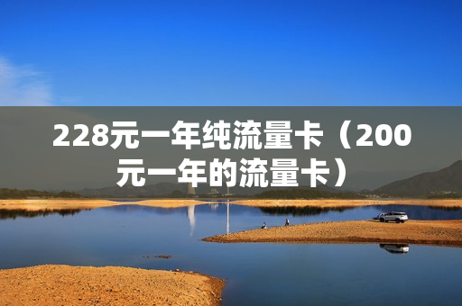 228元一年纯流量卡（200元一年的流量卡）