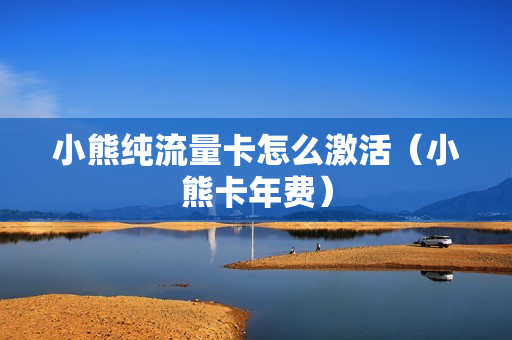 小熊纯流量卡怎么激活（小熊卡年费）