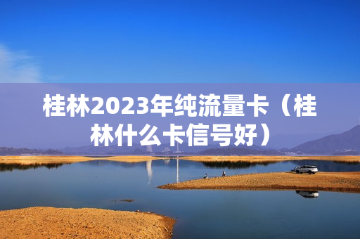 桂林2023年纯流量卡（桂林什么卡信号好）