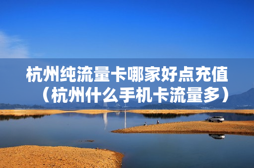 杭州纯流量卡哪家好点充值（杭州什么手机卡流量多）