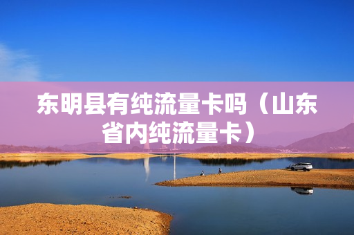 东明县有纯流量卡吗（山东省内纯流量卡）