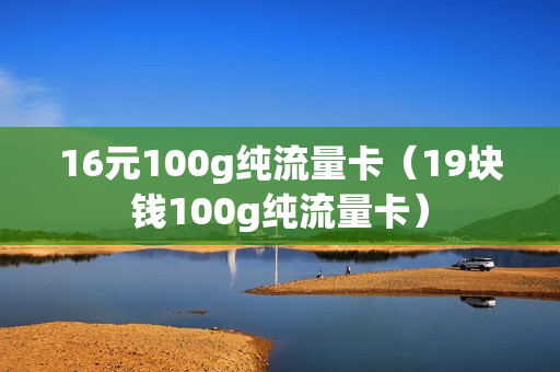 16元100g纯流量卡（19块钱100g纯流量卡）
