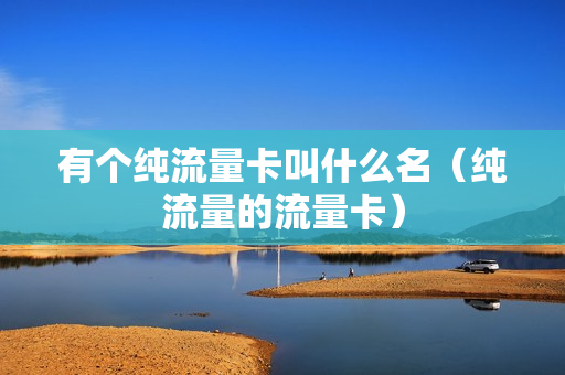 有个纯流量卡叫什么名（纯流量的流量卡）