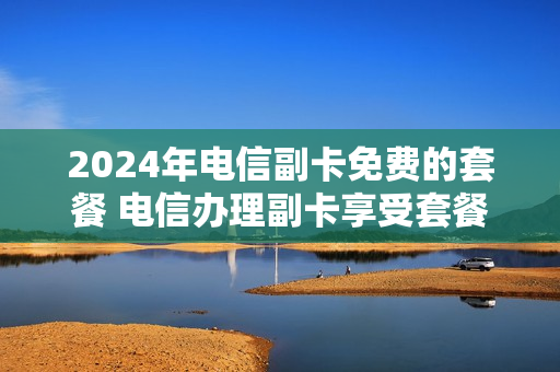 2024年电信副卡免费的套餐 电信办理副卡享受套餐月基本费折扣