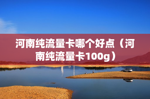 河南纯流量卡哪个好点（河南纯流量卡100g）