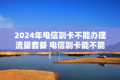 2024年电信副卡不能办理流量套餐 电信副卡能不能限流量