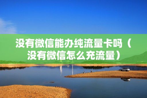 没有微信能办纯流量卡吗（没有微信怎么充流量）