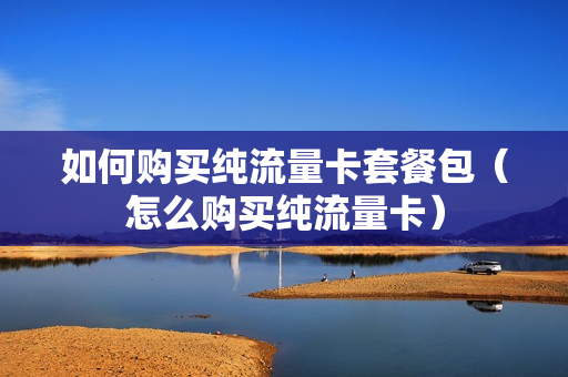 如何购买纯流量卡套餐包（怎么购买纯流量卡）
