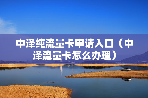 中泽纯流量卡申请入口（中泽流量卡怎么办理）
