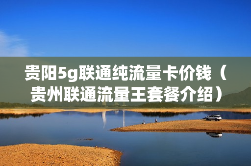 贵阳5g联通纯流量卡价钱（贵州联通流量王套餐介绍）