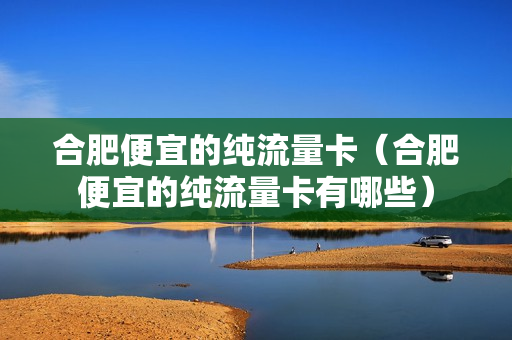 合肥便宜的纯流量卡（合肥便宜的纯流量卡有哪些）