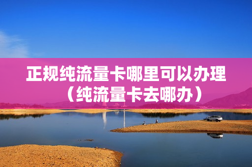 正规纯流量卡哪里可以办理（纯流量卡去哪办）