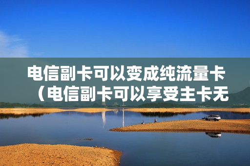 电信副卡可以变成纯流量卡（电信副卡可以享受主卡无限流量）