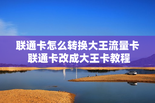 联通卡怎么转换大王流量卡 联通卡改成大王卡教程