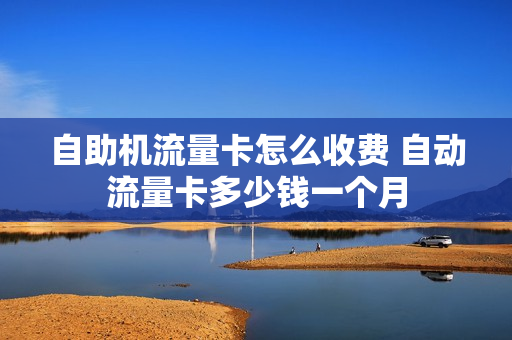 自助机流量卡怎么收费 自动流量卡多少钱一个月
