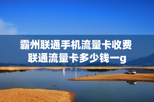 霸州联通手机流量卡收费 联通流量卡多少钱一g
