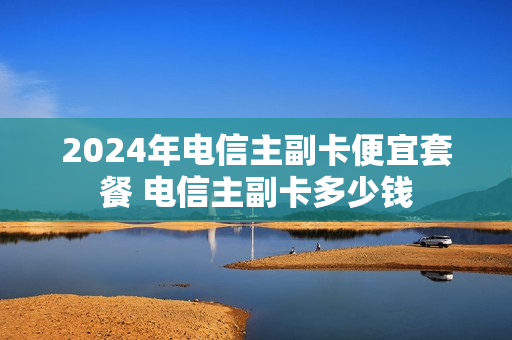 2024年电信主副卡便宜套餐 电信主副卡多少钱