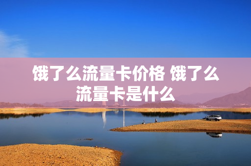 饿了么流量卡价格 饿了么流量卡是什么