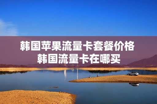 韩国苹果流量卡套餐价格 韩国流量卡在哪买
