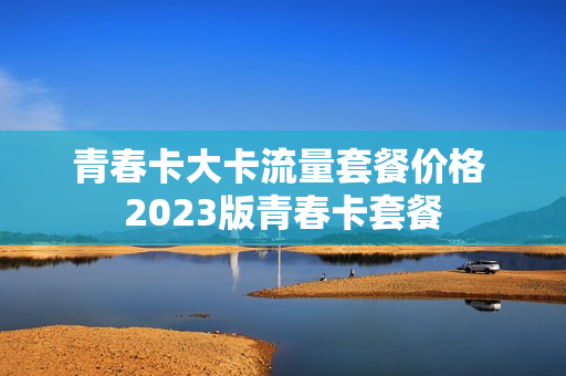 青春卡大卡流量套餐价格 2023版青春卡套餐