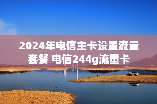 2024年电信主卡设置流量套餐 电信244g流量卡