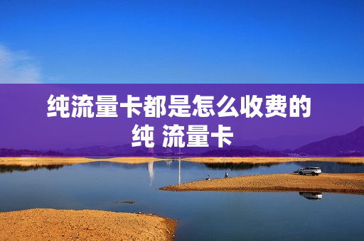 纯流量卡都是怎么收费的 纯 流量卡