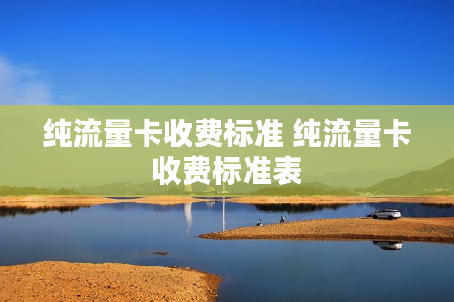 纯流量卡收费标准 纯流量卡收费标准表