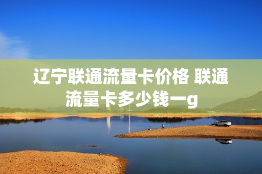 辽宁联通流量卡价格 联通流量卡多少钱一g