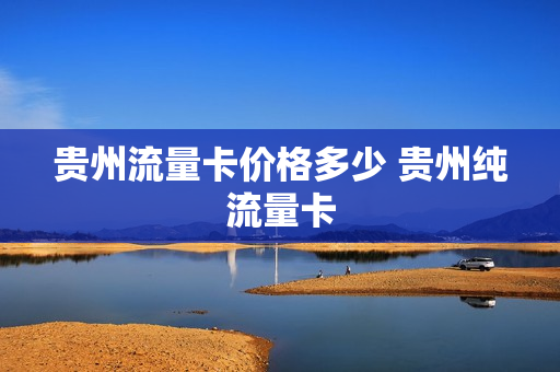 贵州流量卡价格多少 贵州纯流量卡