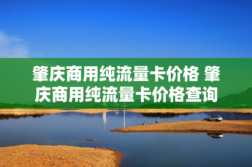 肇庆商用纯流量卡价格 肇庆商用纯流量卡价格查询