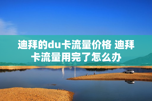 迪拜的du卡流量价格 迪拜卡流量用完了怎么办