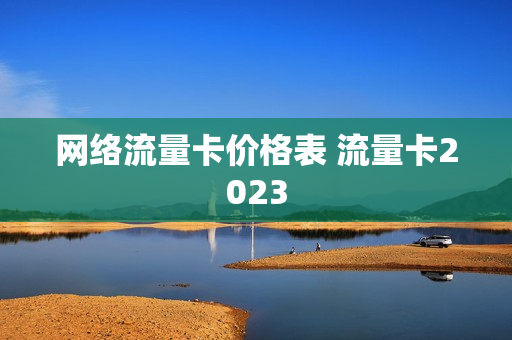 网络流量卡价格表 流量卡2023
