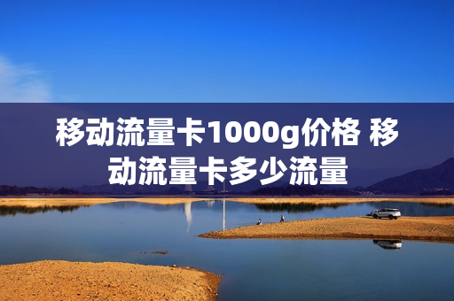 移动流量卡1000g价格 移动流量卡多少流量