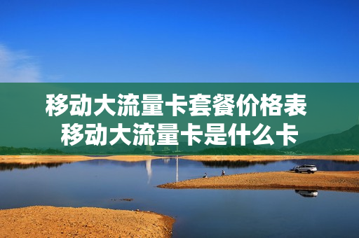 移动大流量卡套餐价格表 移动大流量卡是什么卡