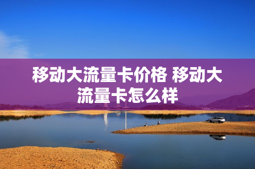 移动大流量卡价格 移动大流量卡怎么样