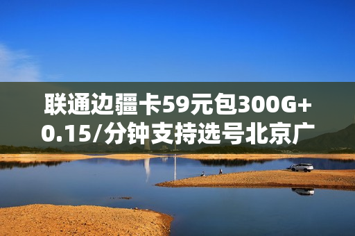 联通边疆卡59元包300G+0.15/分钟支持选号北京广东可发货