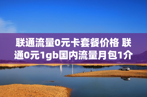 联通流量0元卡套餐价格 联通0元1gb国内流量月包1介绍