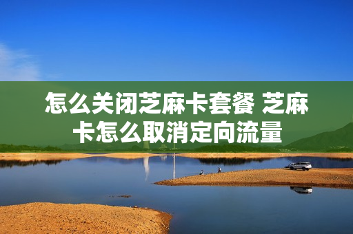 怎么关闭芝麻卡套餐 芝麻卡怎么取消定向流量