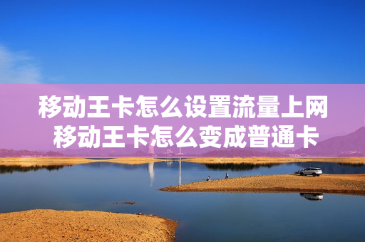 移动王卡怎么设置流量上网 移动王卡怎么变成普通卡