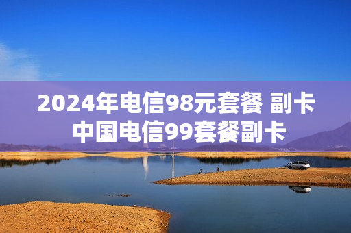 2024年电信98元套餐 副卡 中国电信99套餐副卡