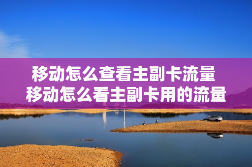 移动怎么查看主副卡流量 移动怎么看主副卡用的流量