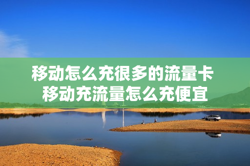 移动怎么充很多的流量卡 移动充流量怎么充便宜
