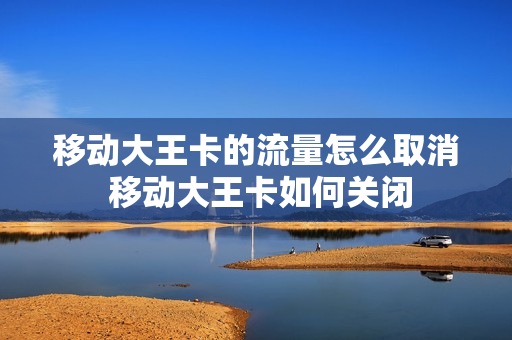 移动大王卡的流量怎么取消 移动大王卡如何关闭