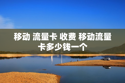 移动 流量卡 收费 移动流量卡多少钱一个