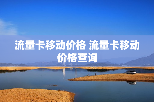流量卡移动价格 流量卡移动价格查询