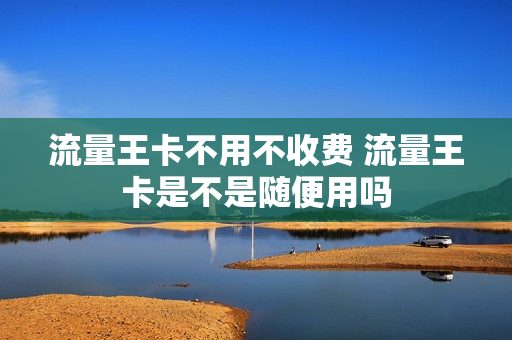 流量王卡不用不收费 流量王卡是不是随便用吗