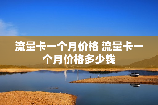 流量卡一个月价格 流量卡一个月价格多少钱