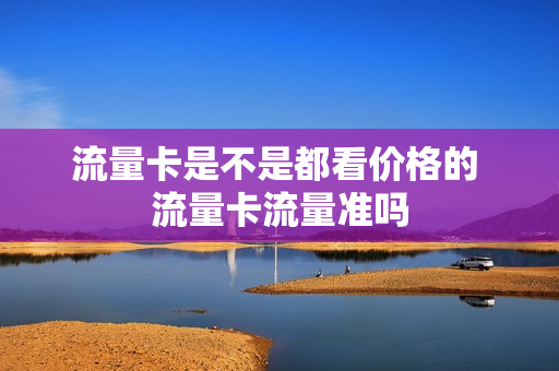 流量卡是不是都看价格的 流量卡流量准吗
