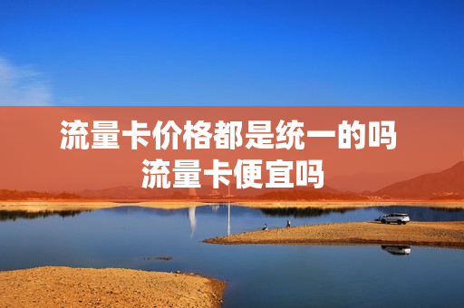 流量卡价格都是统一的吗 流量卡便宜吗